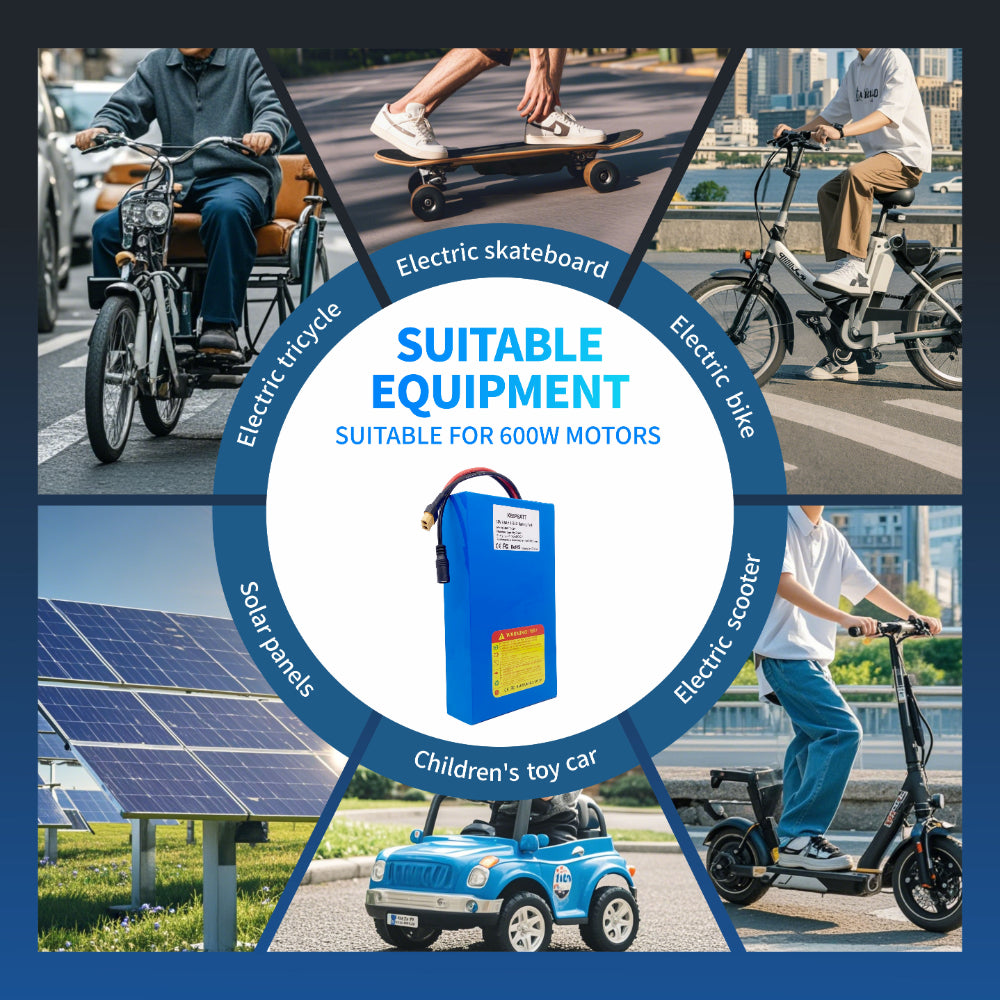 36v 9.6ah 18650 Lithium Battery For Electric Bikes And Scooters