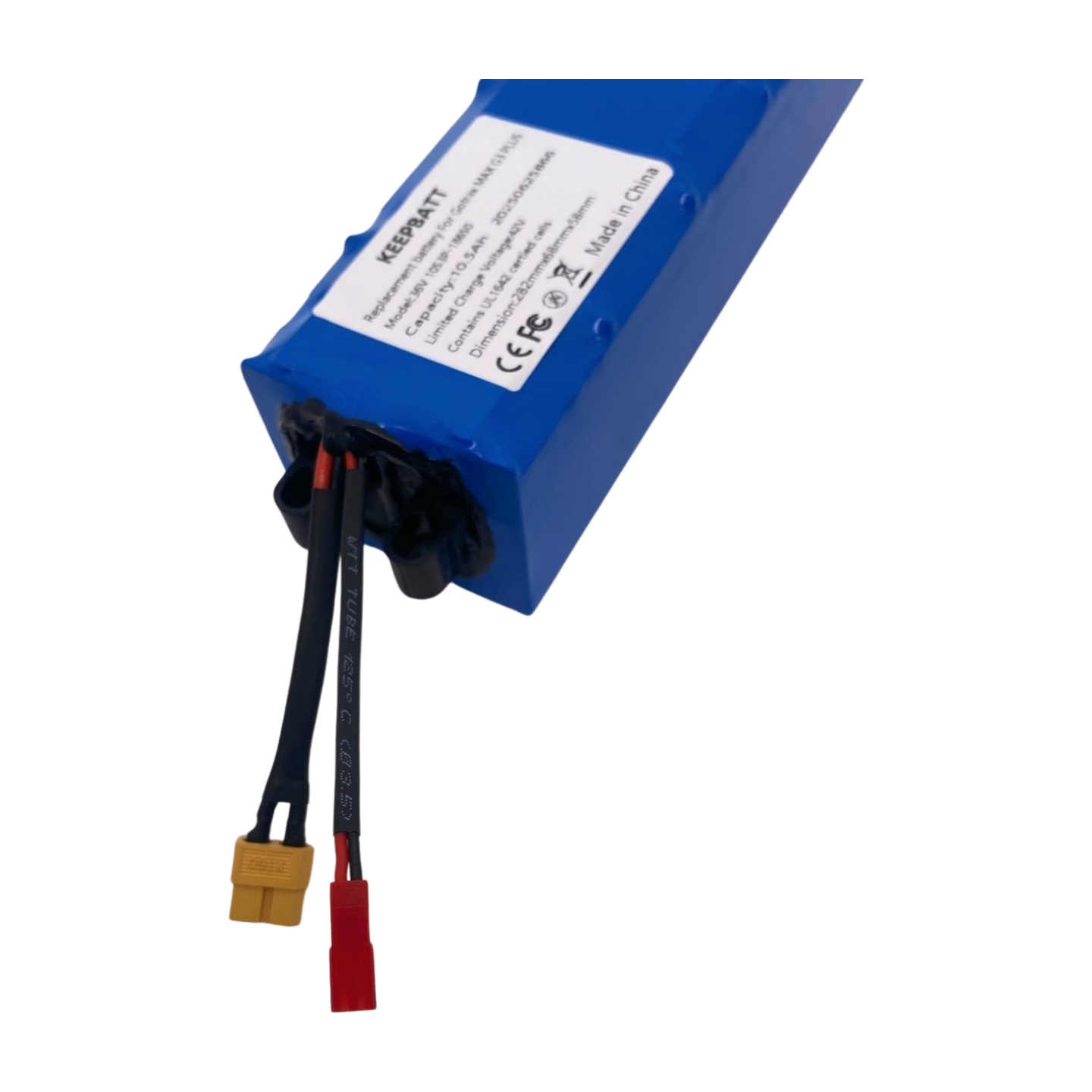 KEEPBATT 36V 10.5Ah 18650 Battery Pack For Gotrax Hoverfly F1 G3 Plus XR Elite Max XR Pro