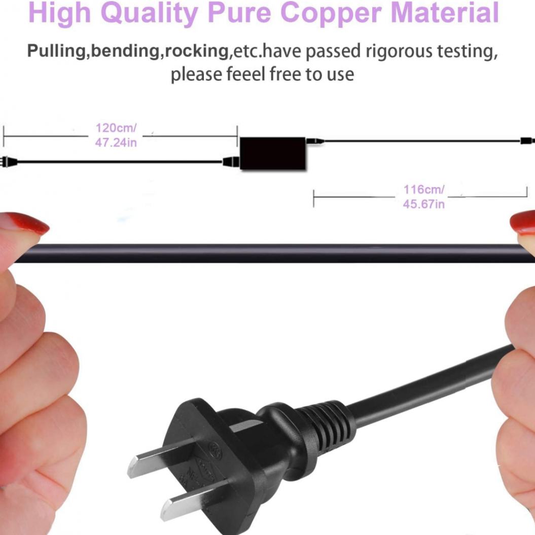 42V 2A Ninebot Electric Scooter Charger Round RCA Connector Compatible with 36V Li-ion Battery for Xiaomi M365 Segway