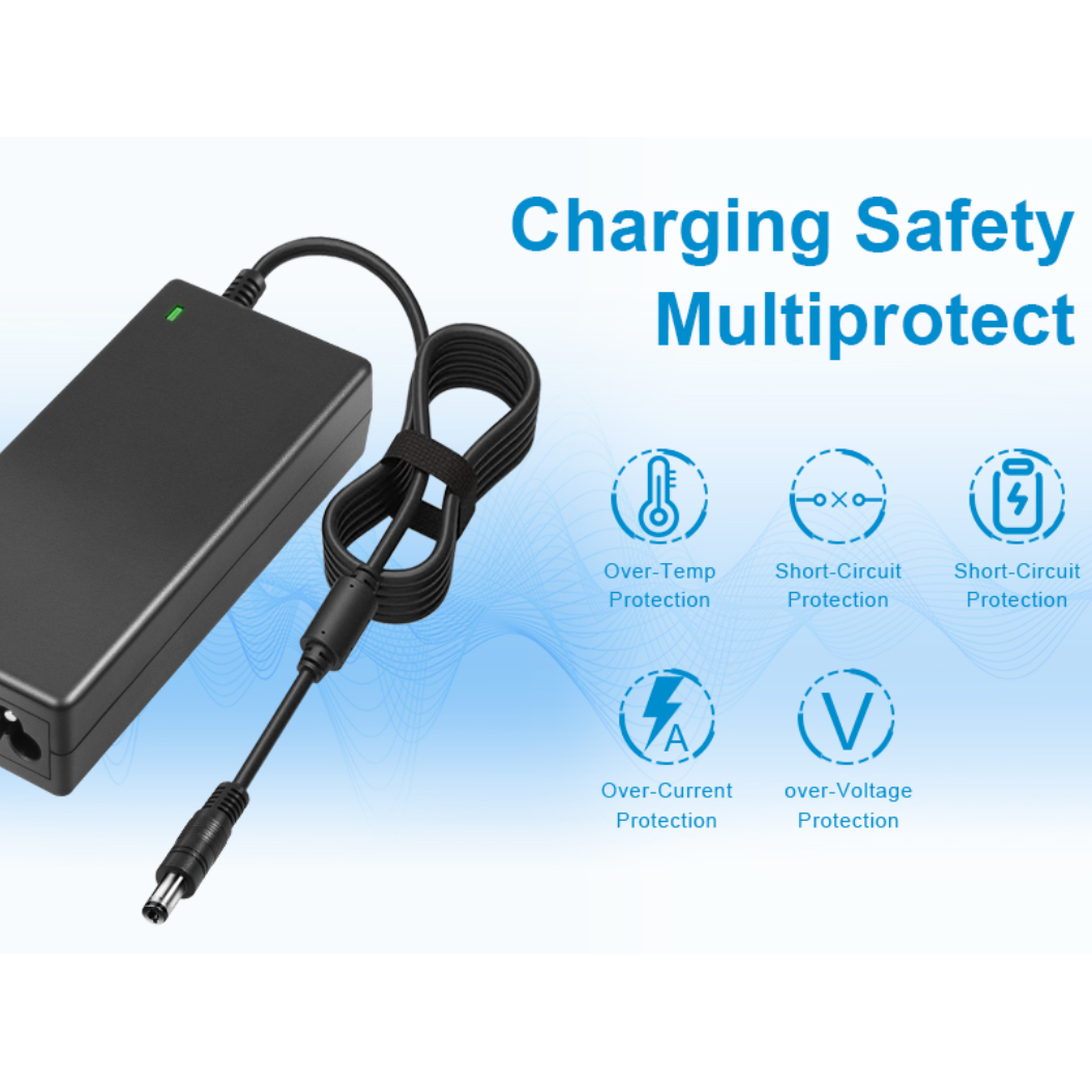 42V 2A Universal Scooter Charger with 7 Connections for 36V 10S Li-ion Battery 7 In 1 E-Scooter Charger for Jetson Gotrax Ninebot Bike