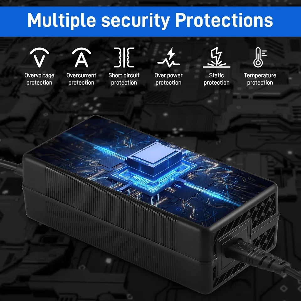 42V 3A IMP 3-Pin 3A Charger For Carrera Impel IM 3 IM 2 IM 1 Hyena 36V Battery