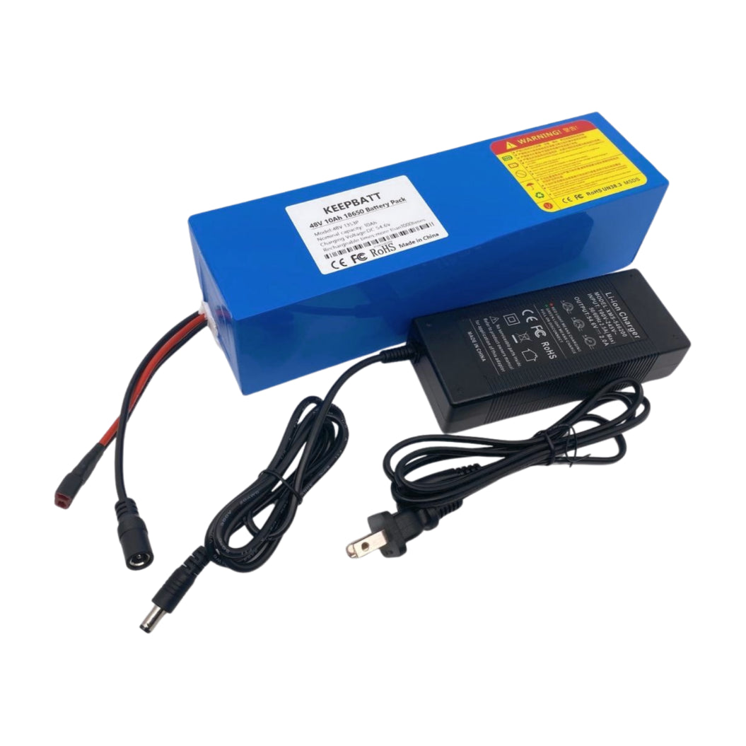 Batterie 48V 10Ah 13s3p haute puissance 18650 pour véhicule électrique, moto électrique, batterie DIY BMS + chargeur