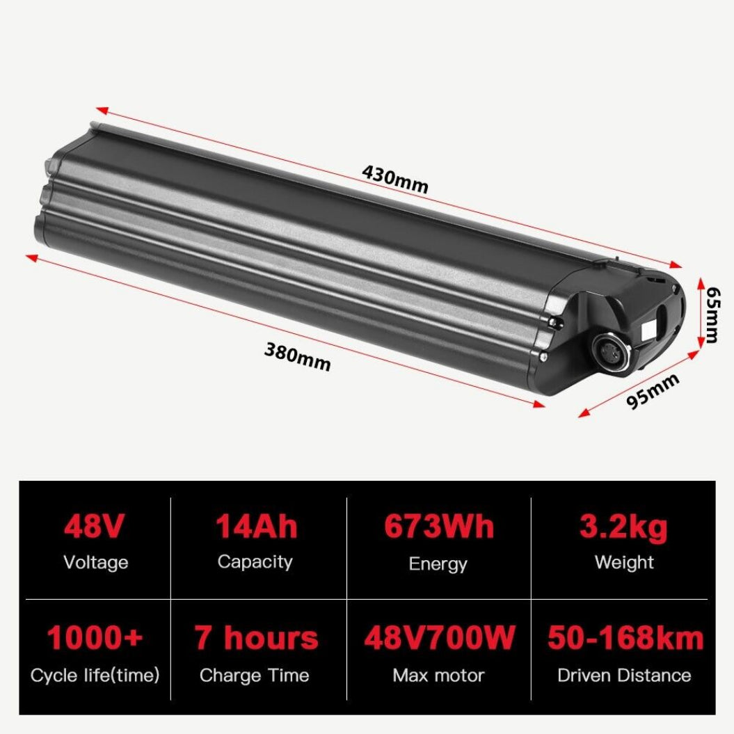48V 14Ah 배터리 Aventon 500.2 500.3 500.3 Step-Through 전기 자전거용