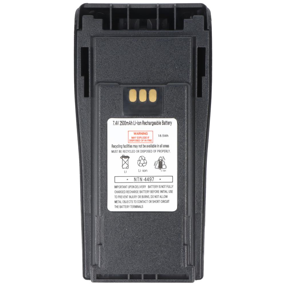 7.4V 2500mAh lithium-ion battery suitable for Motorola DP1400, CP040