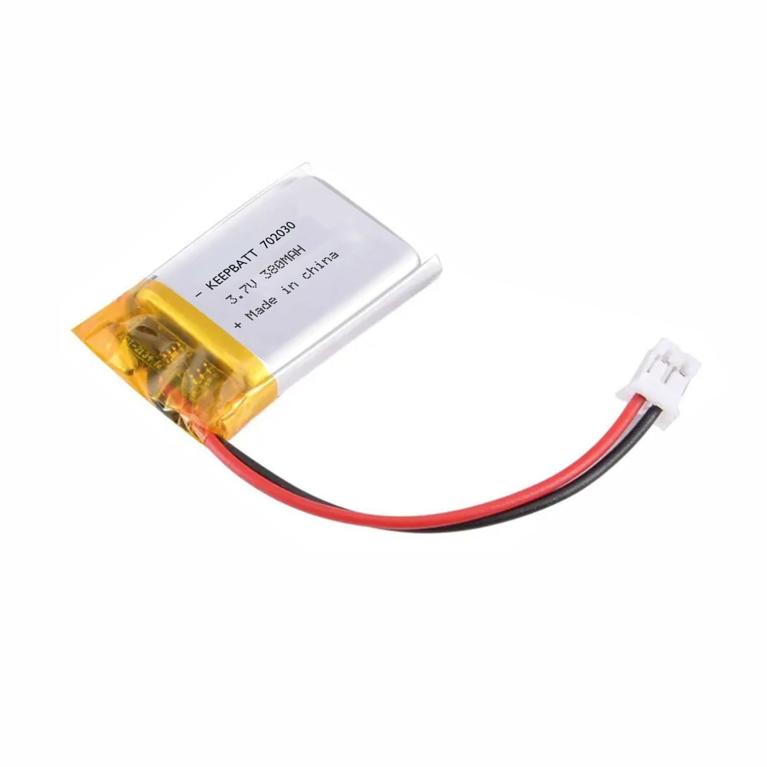 KB-LP 702030 Lipo 3.7V 380mAh Bateria de Polímero de Lítio Recarregável para GPS