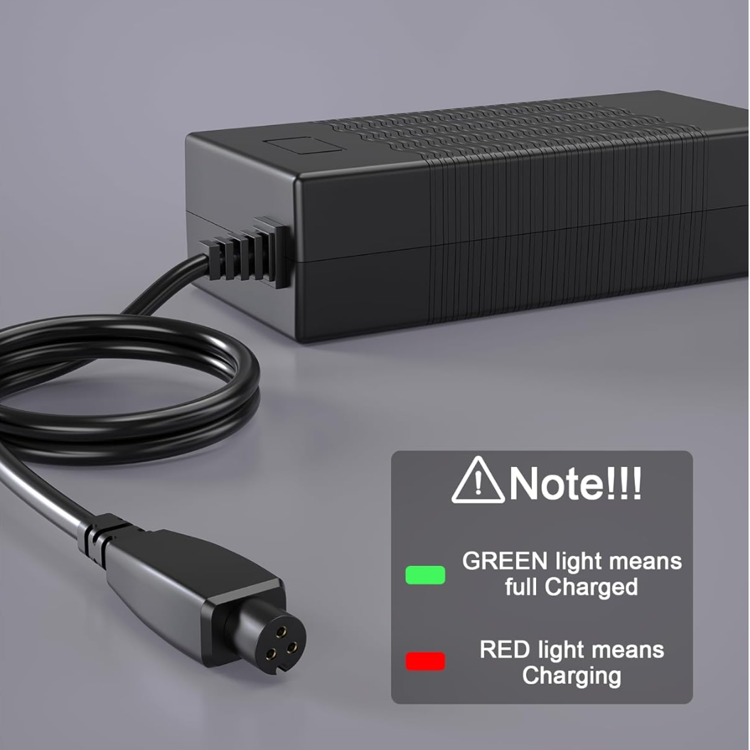 42V 2A Charger for Gyrocopters Electric Scooters, Compatible with Gyrocopters Pro 6.0 Pro 4.0 LED Lighted Electric Scooters Power Adapter