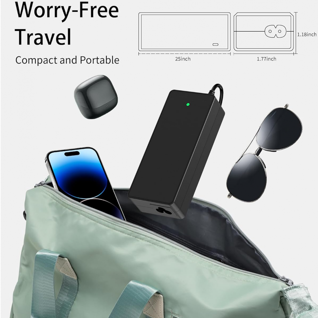 42V 2A IScooter Electric Scooter Charger Compatible with IScooter I8L, I9 Pro, 1S Isinwheel S9 Pro, S9 Max 36V Lithium Battery DC 5525 Plug