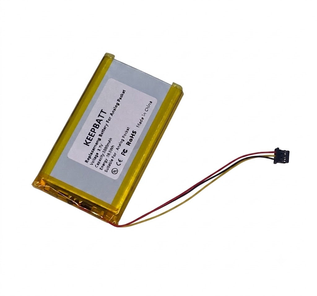 5000mAh Extended Replacement Battery for Analogue Pocket With Complete Repair Toolkit