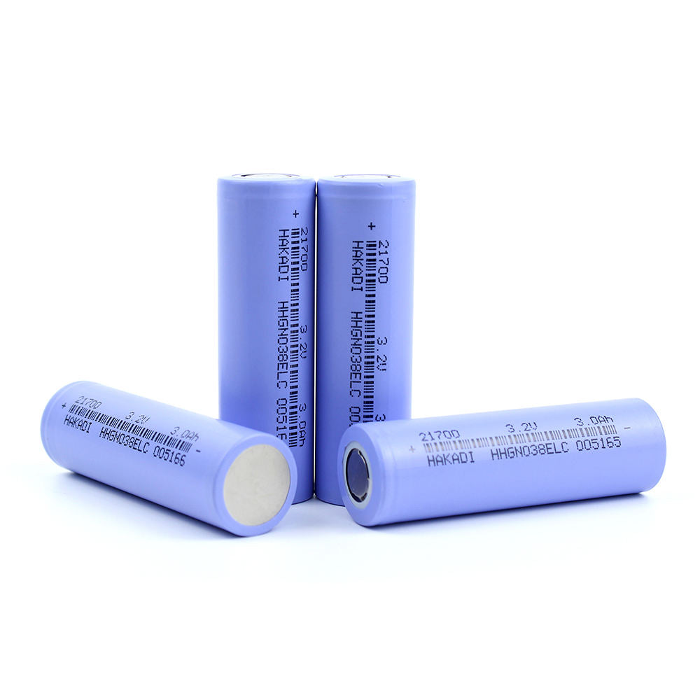 200pcs 3.2V 21700 3000mah LifePO4 Battery 3C Rate SINEIFR21700