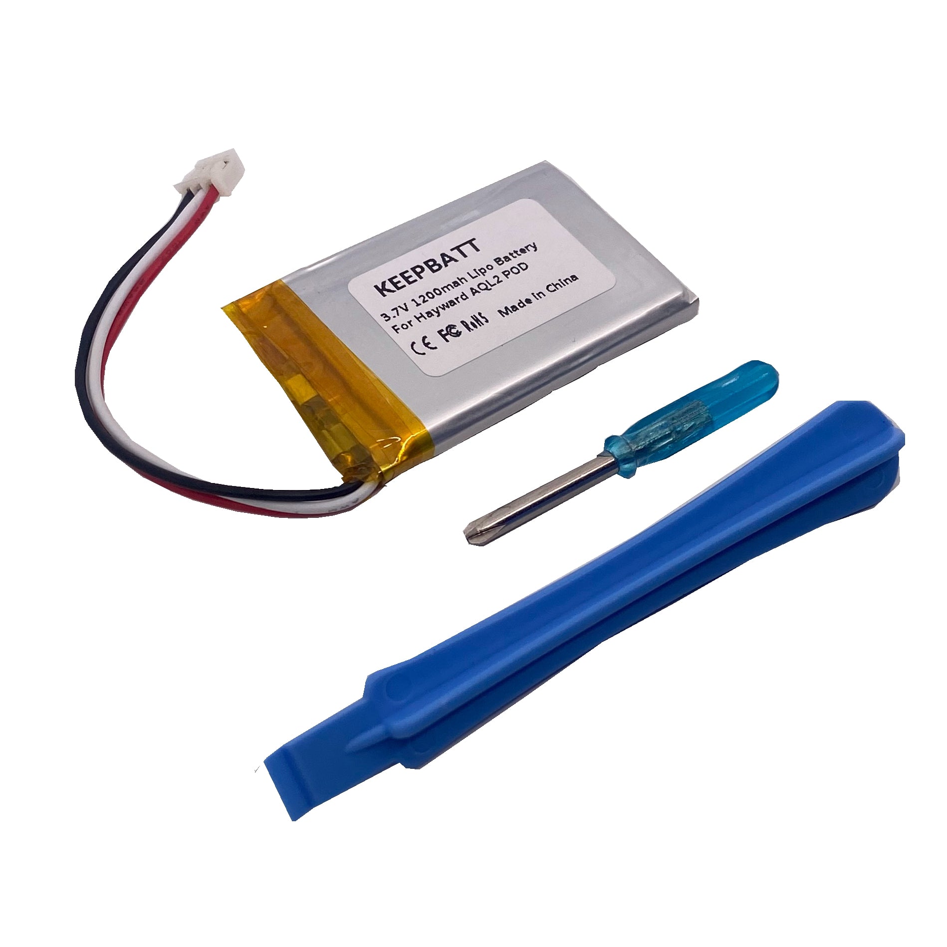 Full DIY Battery Replacement Kit for Hayward AquaPod 2.0 AQL2-POD2 1500mAh High-Capacity