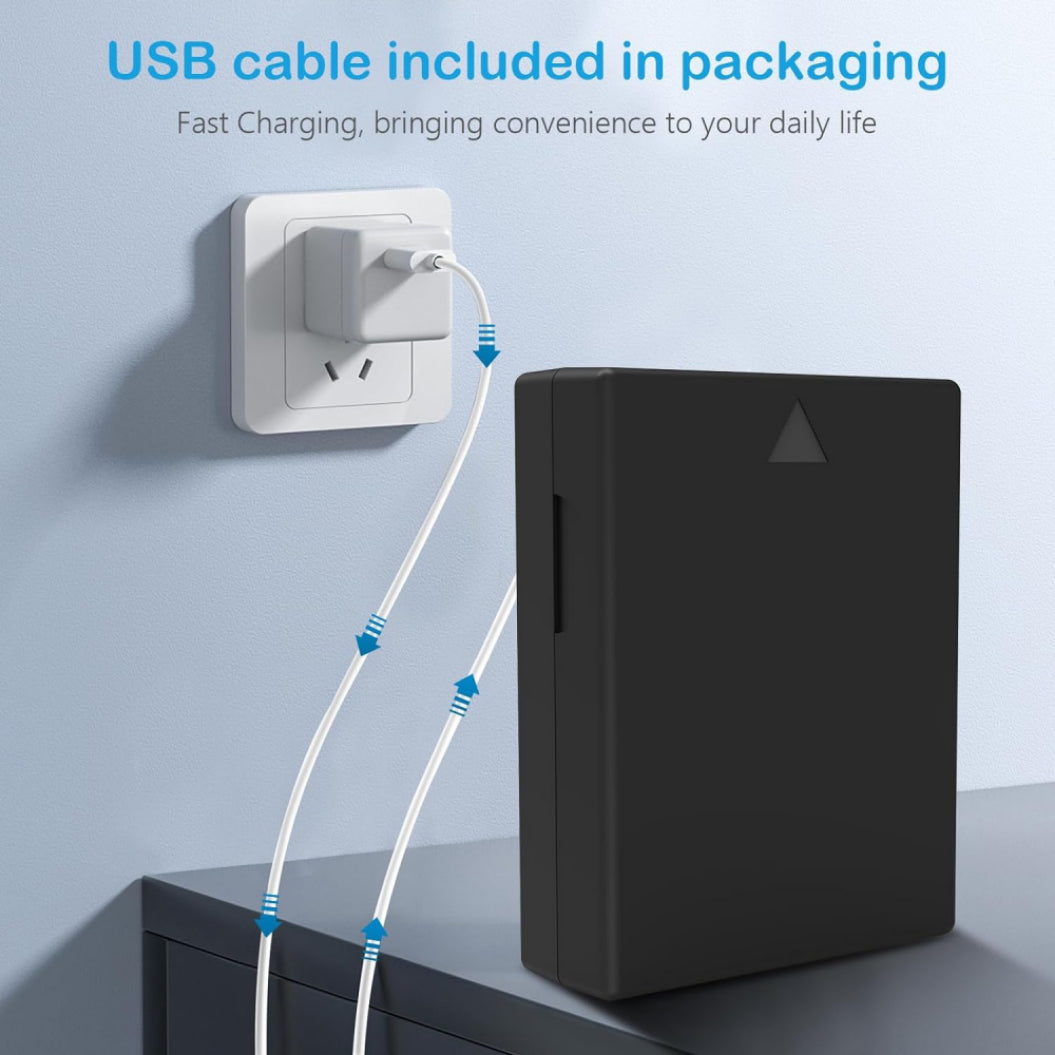 3.7V 10500mAh Battery Replacement for Smart Drop Eufy Smart Lock S330 E330 S230 Model T8520 Security 3-in-1 Video