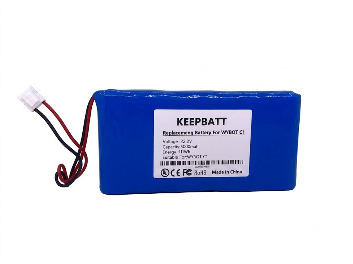 Replacement Battery Pack for WYBOT C1 WY210C Robotic Pool Vacuum – Premium 25.2V Lithium-ion Battery