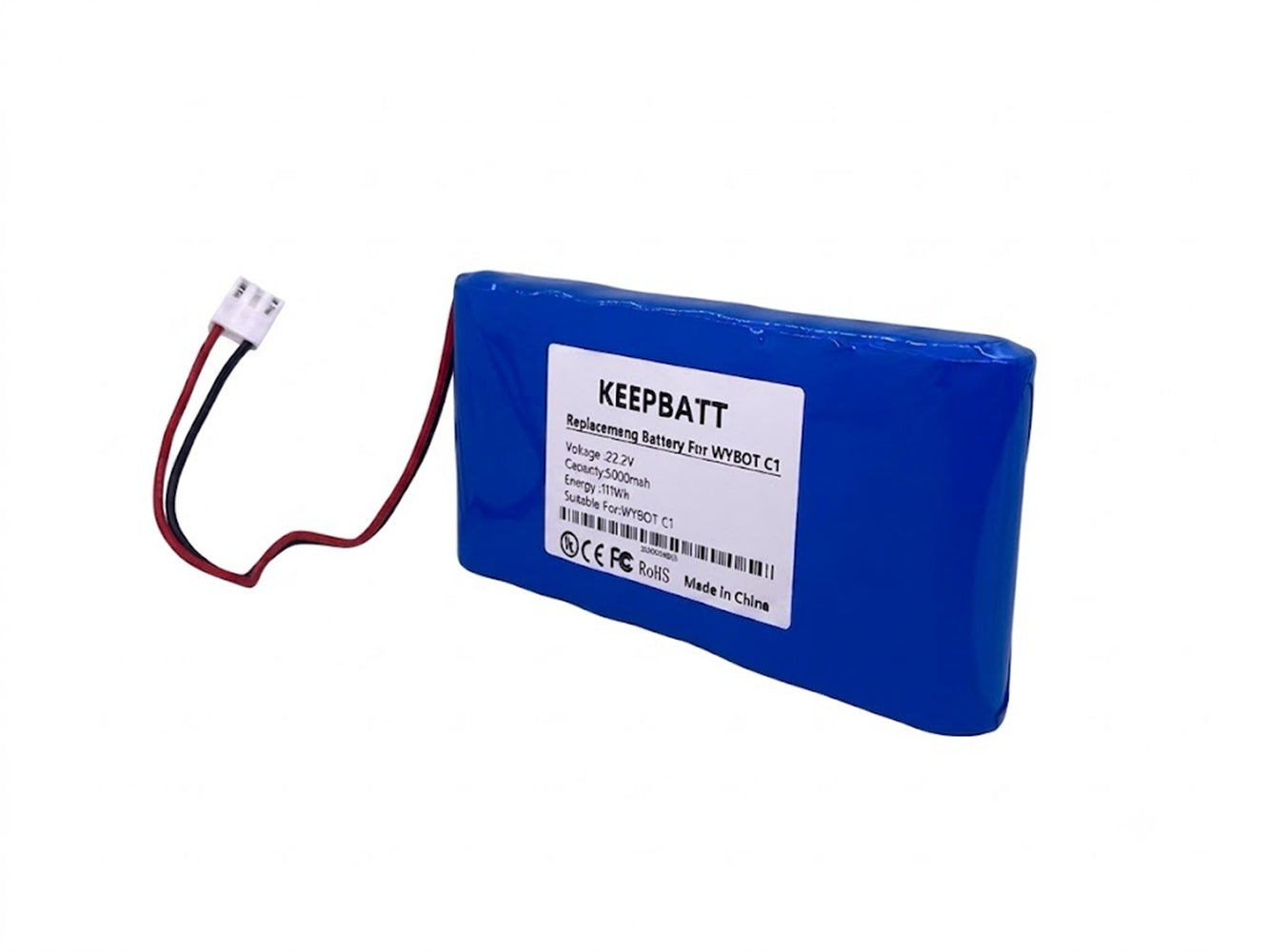 Replacement Battery Pack for WYBOT C1 WY210C Robotic Pool Vacuum – Premium 25.2V Lithium-ion Battery