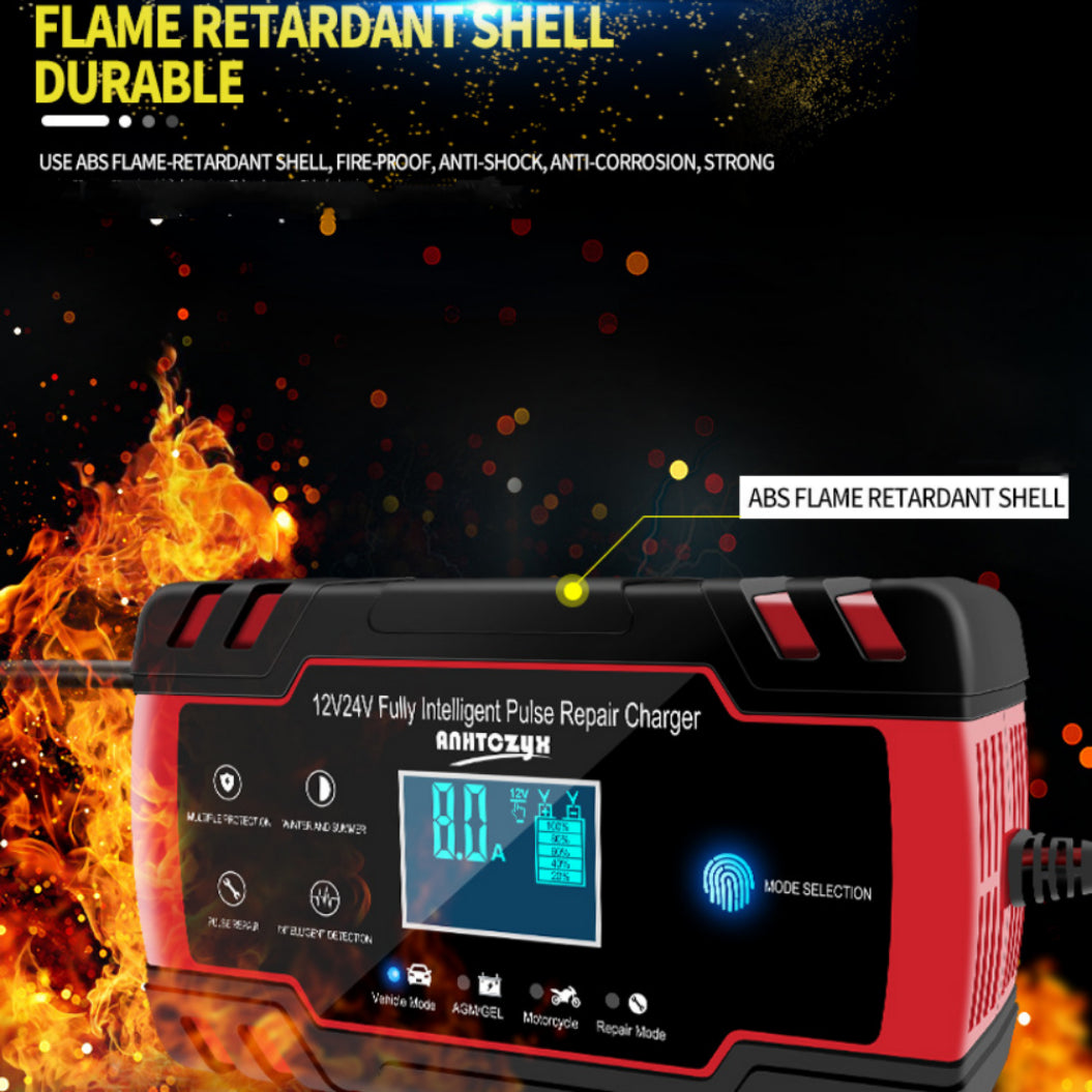 12V Auto Acculader 24V Motoraccu Loodzuur Accu Hersteltype AGM