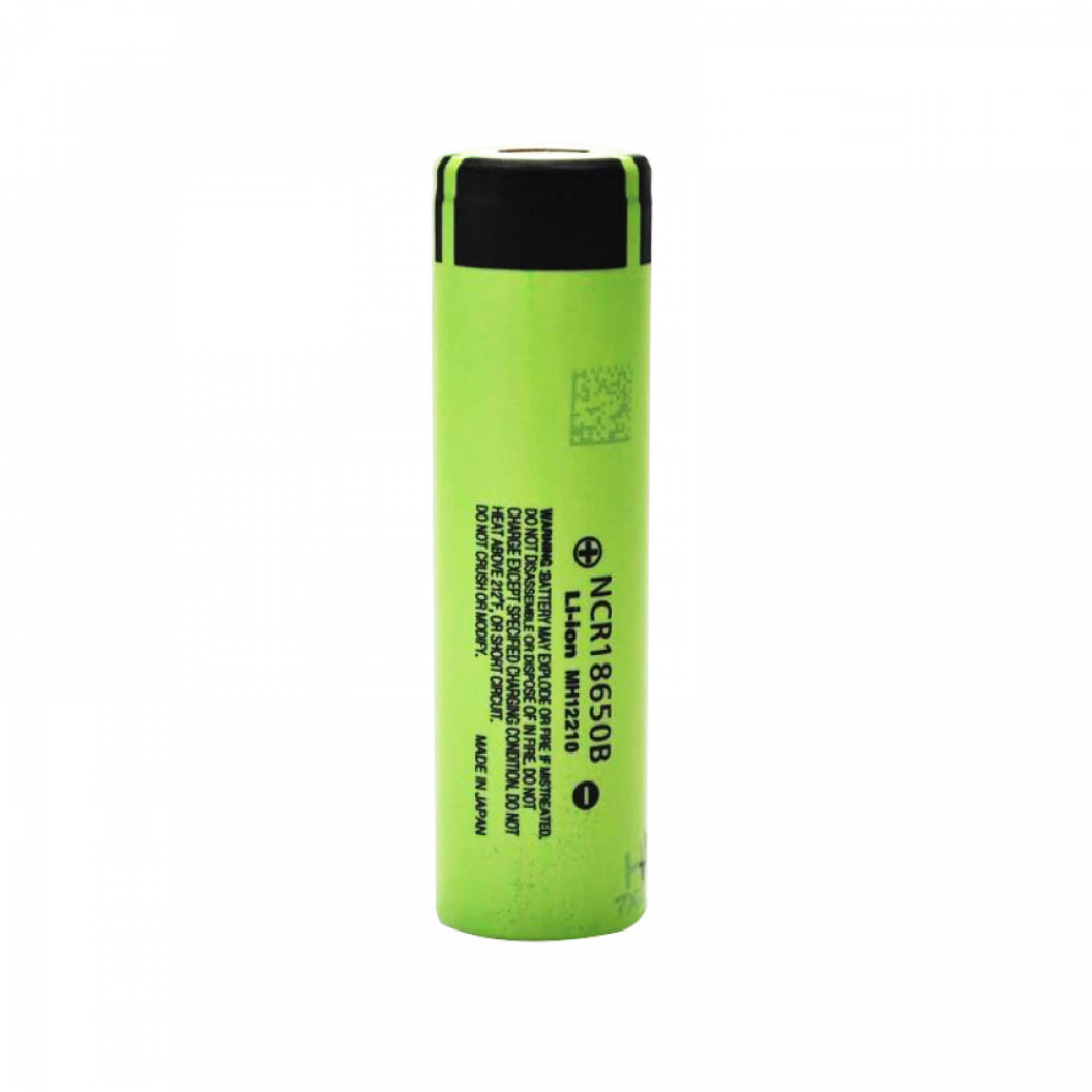2PCS 3.7V 3400mAh NCR 18650B Li-ion Battery Flat Top 18650 Rechargeable Batteries