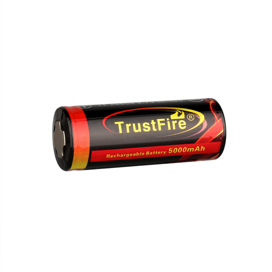 Bateria Recarregável Li-ion 26650 3.7V 5000mAh com Placa de Proteção para Lanterna LED