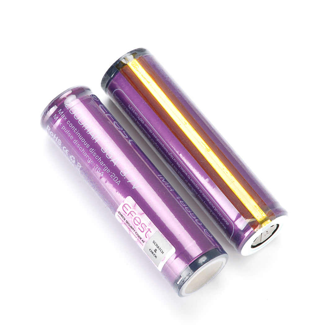 2pcs 18650 3.7V 3500mAh Li-Ion Battery Rechargeable for Power Bank Flashlight Lithium Battery Pack