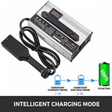 36V 18A Golf Cart Battery Charger with Connector Plug,LED Status Light Charging Ez Go Club Car