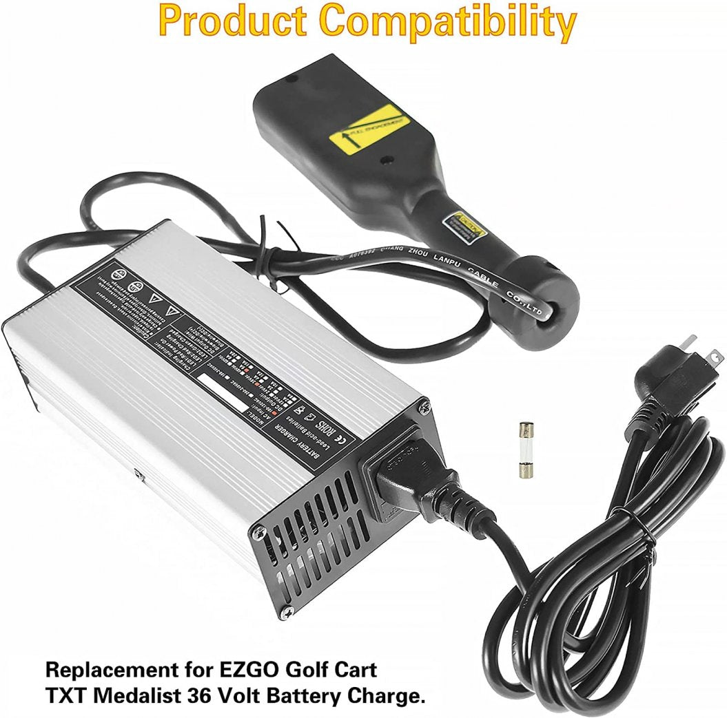 36 Volt 5 Amp Battery Charger Replacement for EZGO TXT Medalist Golf Cart