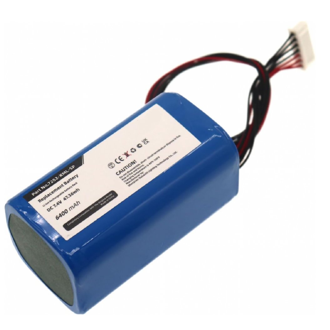 Replacement 7.4V 6400mAh Battery for Marshall Kilburn II Kilburn II V2 7252-XML-SP Wireless Bluetooth Speaker