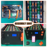 DIY Battery Case 16S 51.2V DIY Battery Kit 15KW Battery Pcak Box with BMS for 280Ah 302Ah 310Ah LFP Lifepo4 Battery Cell