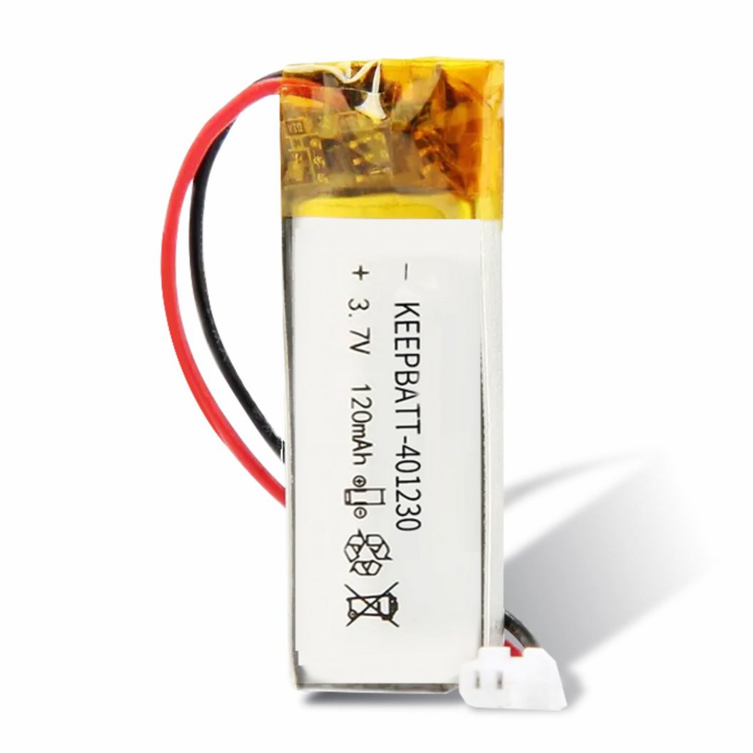 Batería Li-Polímero KB-LP401230 3.7V 120mAh para Auriculares Bluetooth
