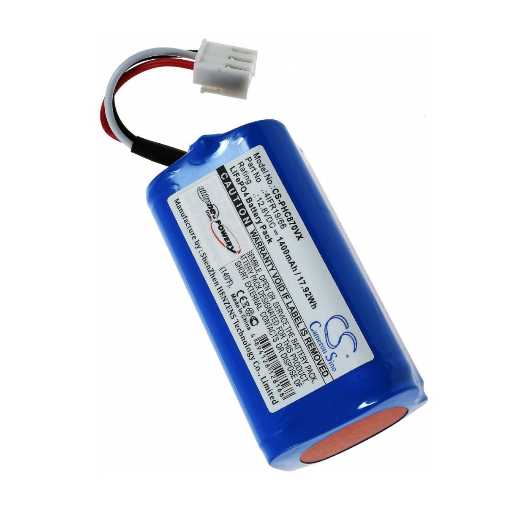 Batería de iones de litio de 12,8 V y 1400 mAh para aspiradora robótica Razor Severin Chill RB7025, RB-7025