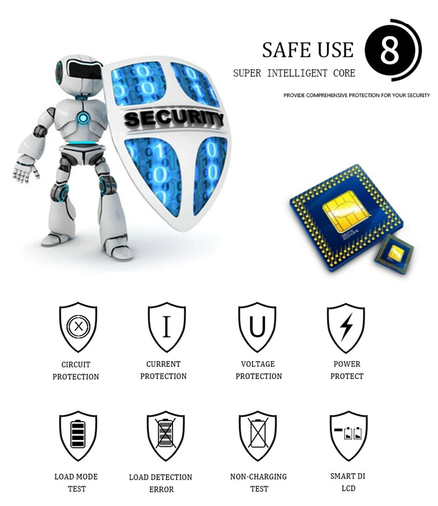 고품질 LCD 디스플레이 고속 충전기 Beston C9001 AA/AAA Ni-MH 배터리용