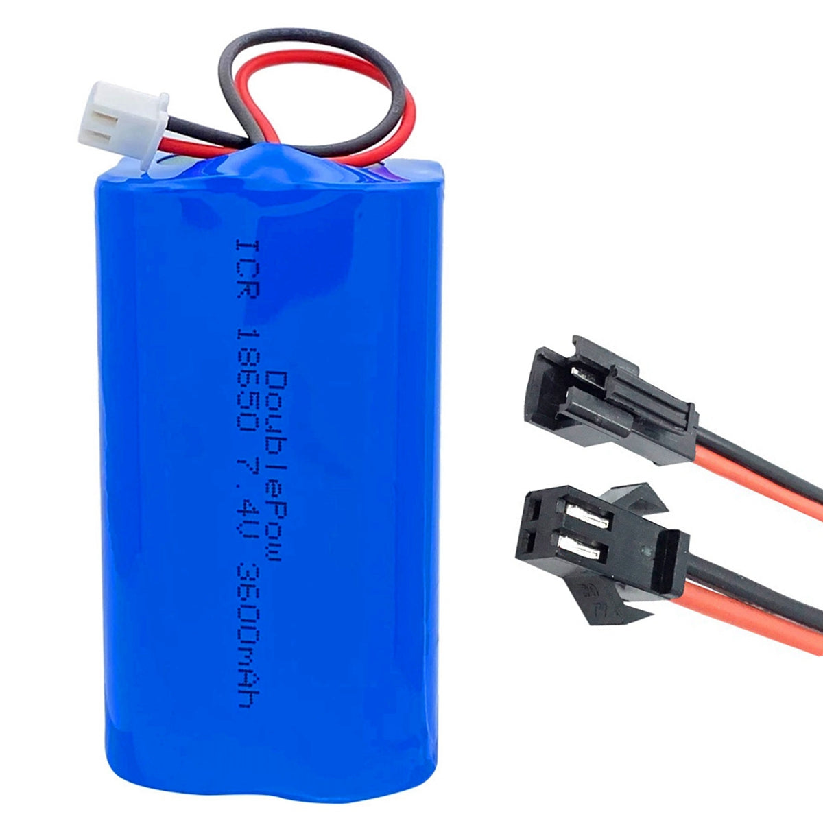 7.4V 18650 6000mAh Lithium-batterij met BMS voor LED-lampen en luidsprekers