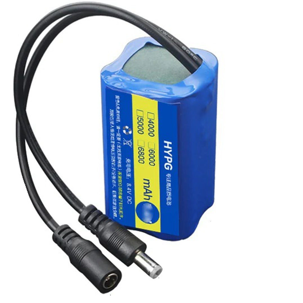 7.4V 18650 6000mAh Lithium-batterij met BMS voor LED-lampen en luidsprekers