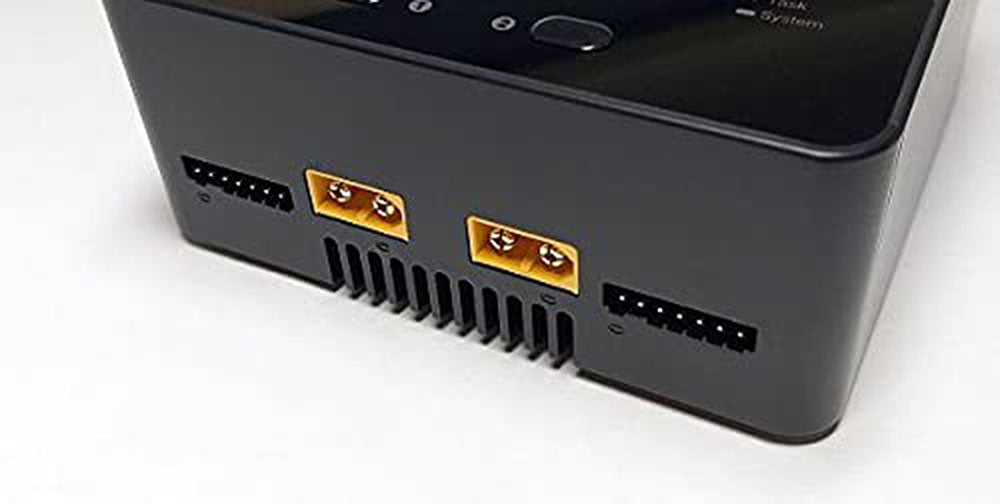 Carregador e Descarregador ISDT D2 Mark 2 200W 12A para Bateria Lipo e Balanceador Dual AC/DC para Modelos RC (1-6S Li-ion, LiFe, NiCd, NiMH, LiHV, Pb)