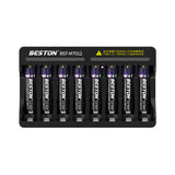8 slots 1.5 LI-ion lithium battery smart charger quick charger BESTON high quality