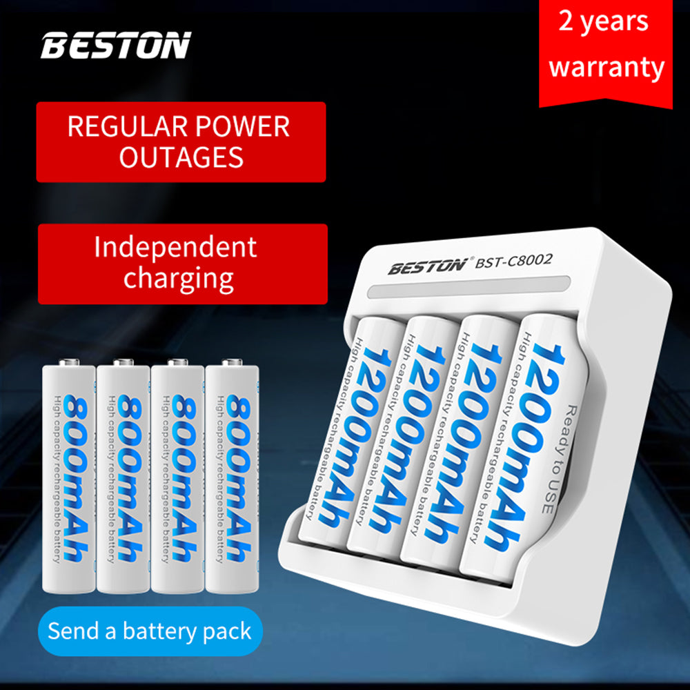 C8002 Rechargeable AA AAA charger BESTON