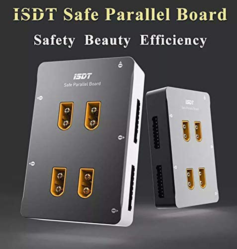 ISDT PC-4860 Lipo Charger Parallel Charging Station voor 4 Packs van 1-8S XT60 RC LiPo Batterijen