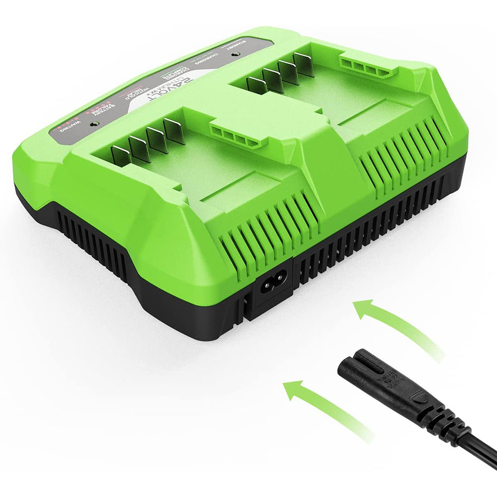 2port 29862 Charger 24v For G 24 Greenworks 24v Lithium Battery Dual P Batteryint 9190