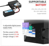 ISDT 608AC AC 50W DC 200W 8A BattGo Smart Battery Charger with Detachable Power Adapter