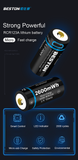 3.7v 650mAh ICR 16340 RCR123A Beston New function  li ion USB rechargeable battery