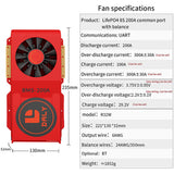 Daly smart bms Lifepo4 8S 24V 200A bluetooth BMS FAN board 52 130 235