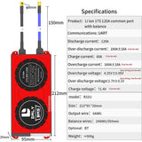 Daly smart bms Li-ion 17S 60V 120A bluetooth BMS board 20 95 212