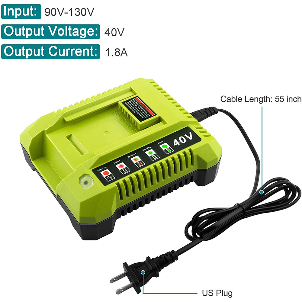 40 Volt Lithium-Ion Charger OP401 40Vバッテリー OP4026 OP40201 OP4040 OP40401 OP4050 OP4050A OP40501 OP40601 用充電器