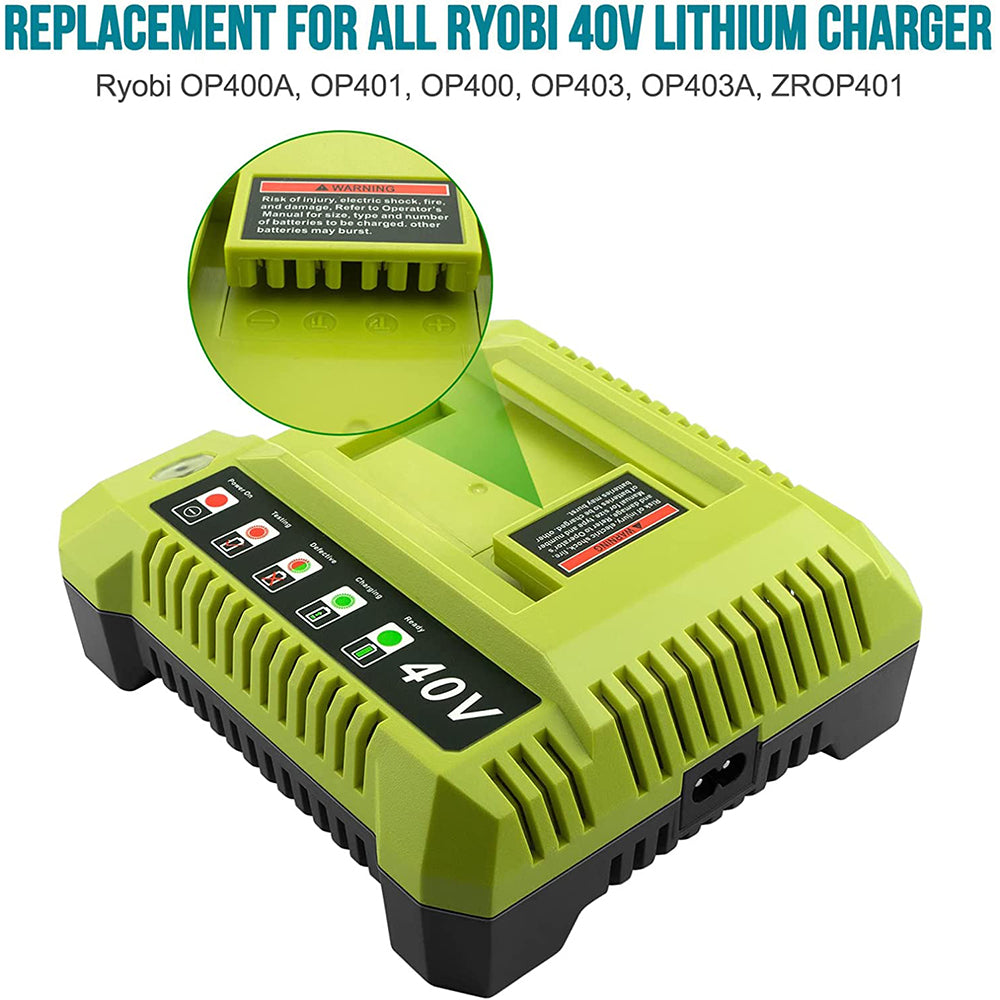 40 Volt Lithium-Ion Charger OP401 40Vバッテリー OP4026 OP40201 OP4040 OP40401 OP4050 OP4050A OP40501 OP40601 用充電器