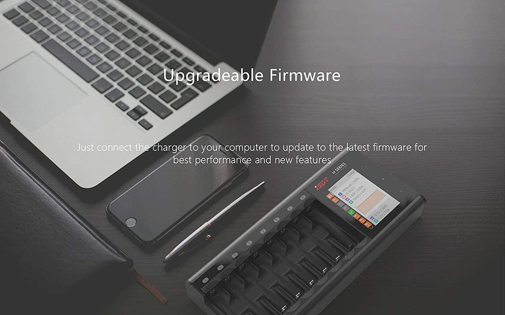 Carregador de Bateria ISDT N24 Universal com Display LCD, Carregamento Rápido para 24 Baterias AA, AAA, Li-ion, LiHv, Ni-MH, Ni-Cd, LiFePO4, Eneloop