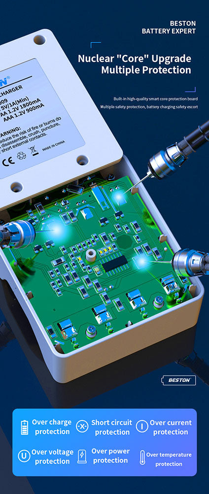 Smart Charger Micro USB for 1.2V Ni-mh Ni-CD AA AAA Charger 4 slots