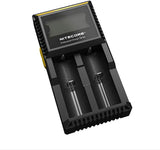 D2EU  universal charger for Li-Ion, Ni-MH, Ni-CD and LiFePO4 batteries, LCD display