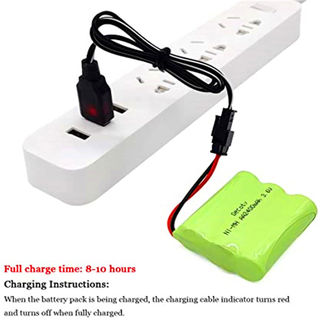 3.6V 2400mAh NI-MH AA Battery pack for Remote-controlled Toys
