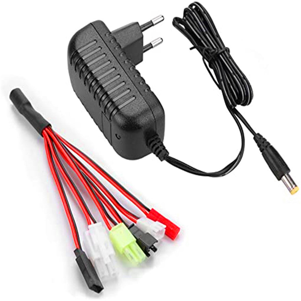Airsoft Charger for 2-10s RC Car / RC Boat / RC Airplane / Drone (Standard Tamiya / Mini Tamiya / SM 2P / JST / HuanQi)