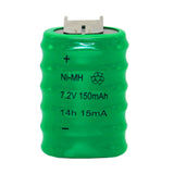 Ni MH button battery 6 / V150H 7.2V 150MAH for PLC emergency power supply 3P