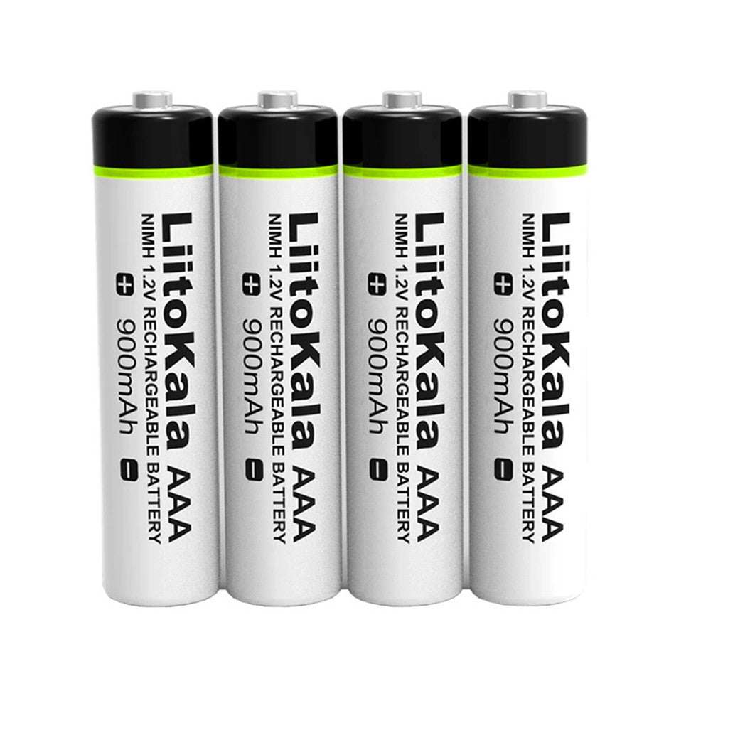 6 pieces 1.2V 900mAh AAA Ni-MH rechargeable battery for flashlight, toys, remote control