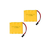 2 pieces 4.8V 700mAh Ni-CD AA Rechargeable Battery for remote control boats, remote control cars