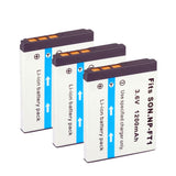 3.6v 1200mah NP-FT1 lithium-ion battery for SONY dsc m1 dsc m2 dsc t10 dsc l1